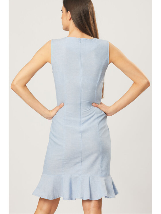 QUIOSQUE QUIOSQUE Každodenné šaty SS6074 Modrá Regular Fit
