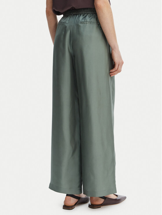 Marella Marella Spodnie materiałowe Quiz 2613131105 Zielony Relaxed Fit