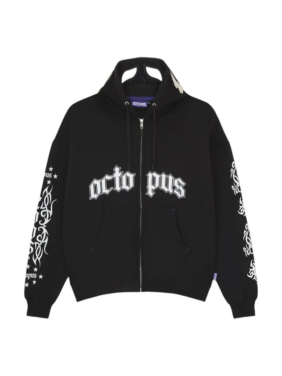 OCTOPUS OCTOPUS Felpa 24wosz60 Nero Regular Fit