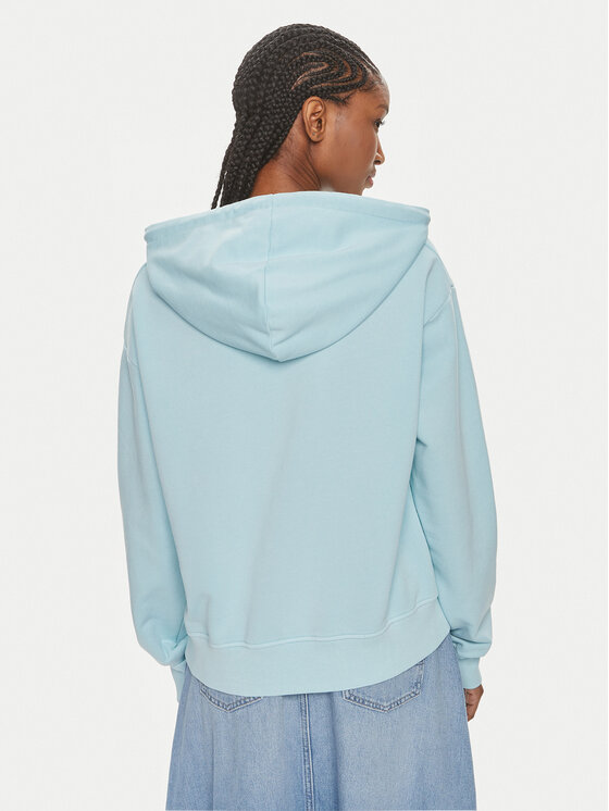 Pepe Jeans Pepe Jeans Bluză Lana Hoodie PL581440 Albastru Regular Fit
