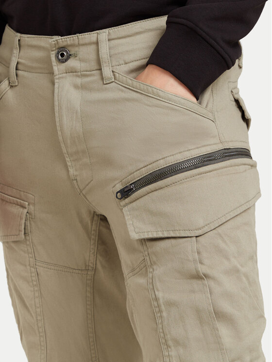 G-STAR G-Star Raw Spodnie materiałowe Zip Cargo 3D D25665-D846 Beżowy Tapered Fit