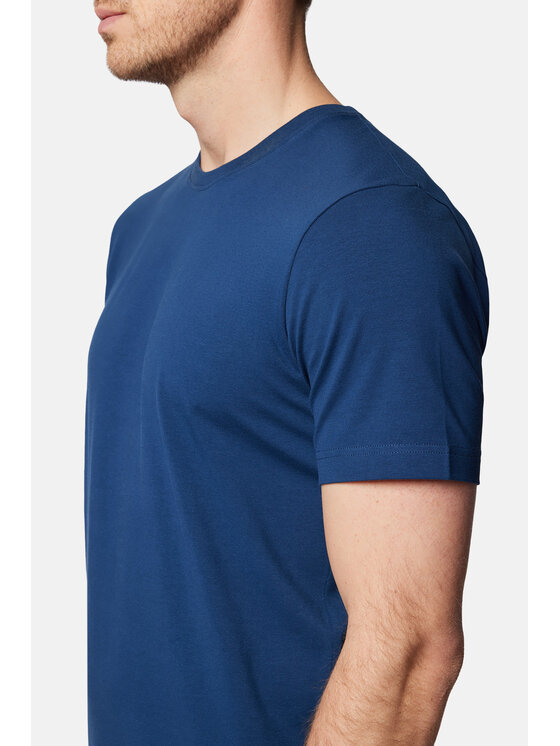 Lancerto Lancerto T-Shirt Jeffrey TS073124000005 Niebieski Regular Fit