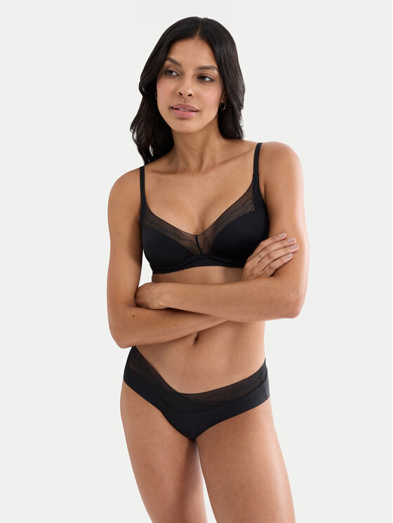 Triumph Triumph Nedrček brez kosti Breathe & Lift Smart 10226333 Črna