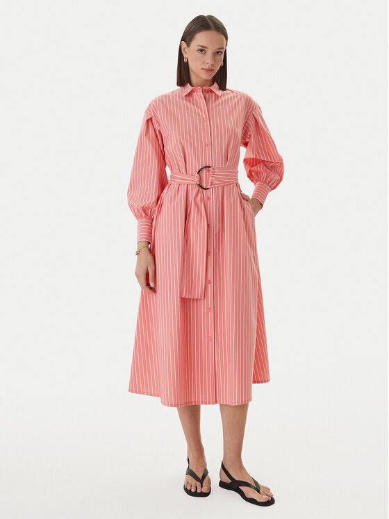 LOLA CASADEMUNT LOLA CASADEMUNT Haljina košulja MS2616039 Koraljna Regular Fit