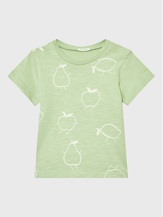 United Colors Of Benetton T-Shirt - Kinderkleidung, Größe 56 Grün 3F93A102L