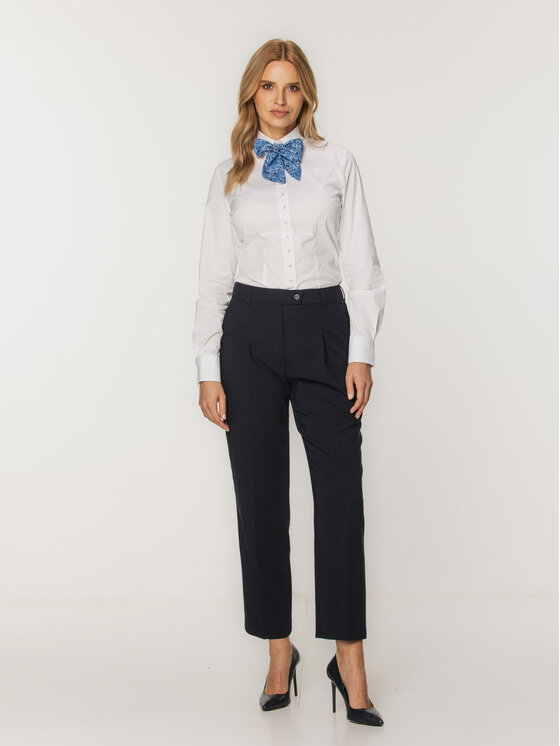 Willsoor Willsoor Koszula 61382 Biały Regular Fit