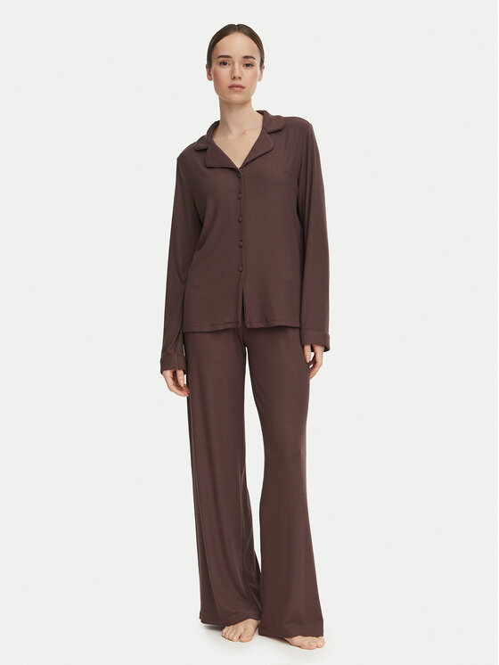 Guess Guess Піжама O6BX04 K5041 Темно-коричневий Regular Fit