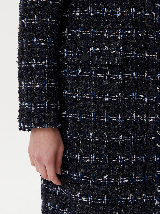 KARL LAGERFELD KARL LAGERFELD Prijelazni kaput A1W15022 Tamnoplava Regular Fit