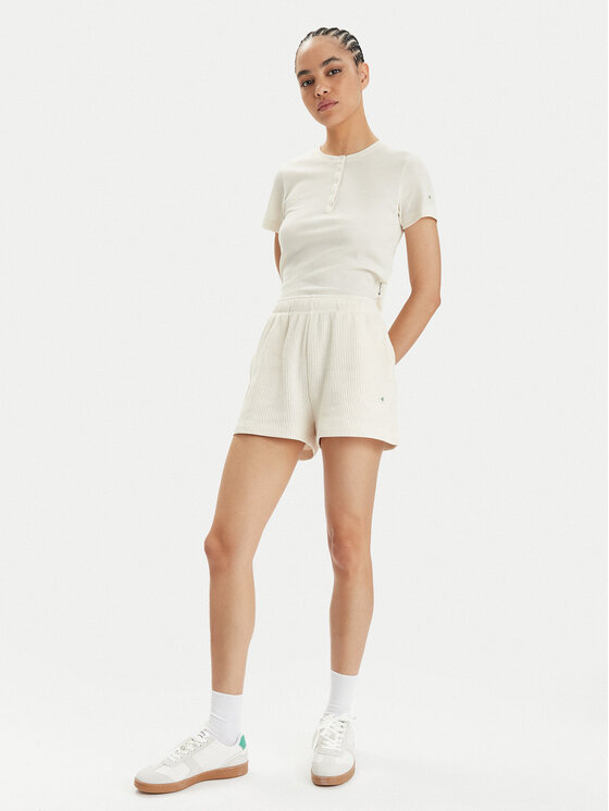 Champion Champion T-särk E10013 Beež Regular Fit