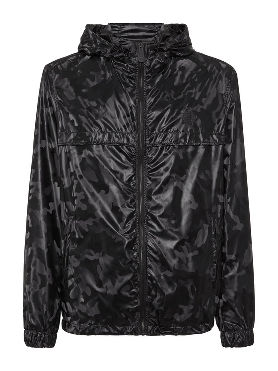 PHILIPP PLEIN PHILIPP PLEIN Větrovka 9789 Černá Regular Fit