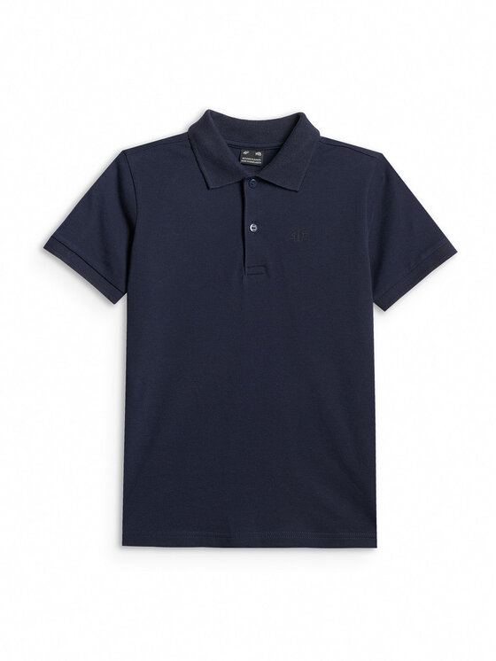 4F 4F Polo BASIC+ Granatowy Regular Fit