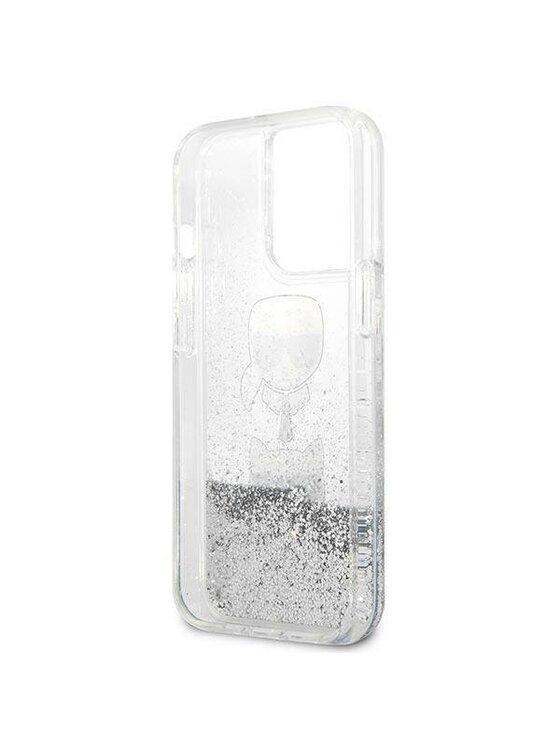 KARL LAGERFELD KARL LAGERFELD Etui na telefon Liquid Glitter Gatsby Czarny