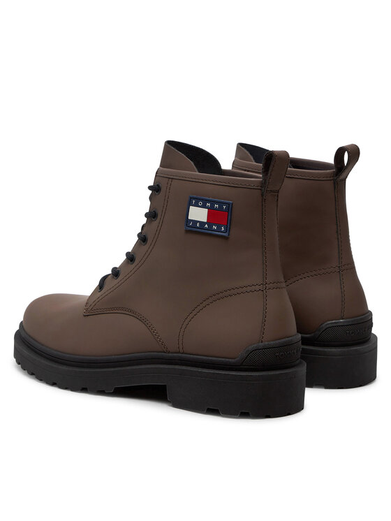 Tommy Jeans Tommy Jeans Pohodni čevlji EM0EM01447 Rjava
