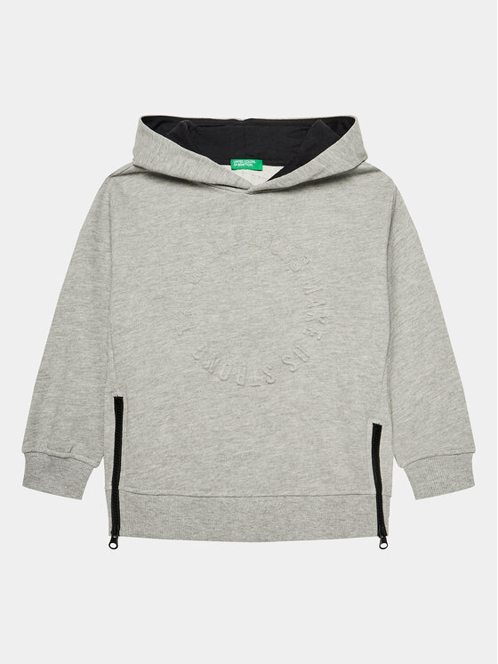 United Colors Of Benetton Bluză 3J68C2033 Gri Regular Fit