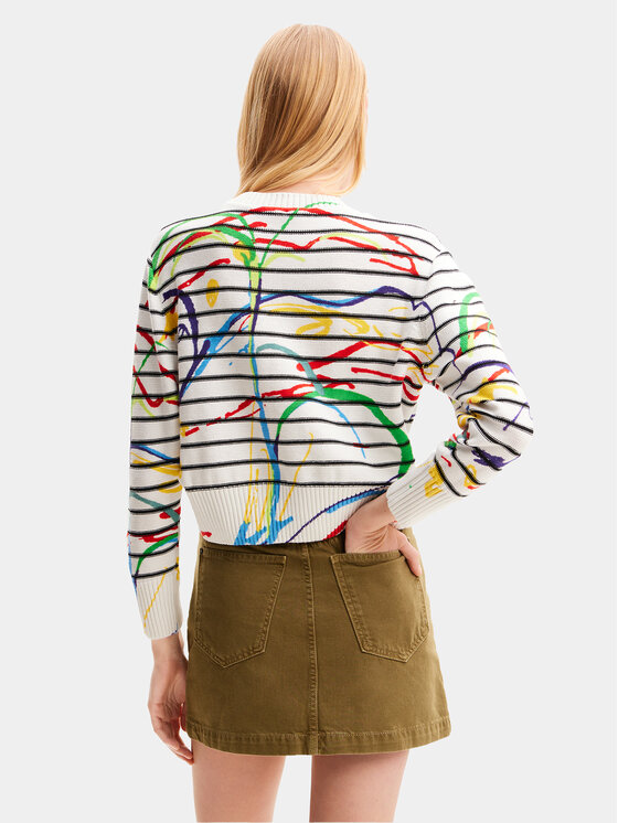 Desigual Desigual Pulover Trazis 24SWJF46 Pisana Regular Fit