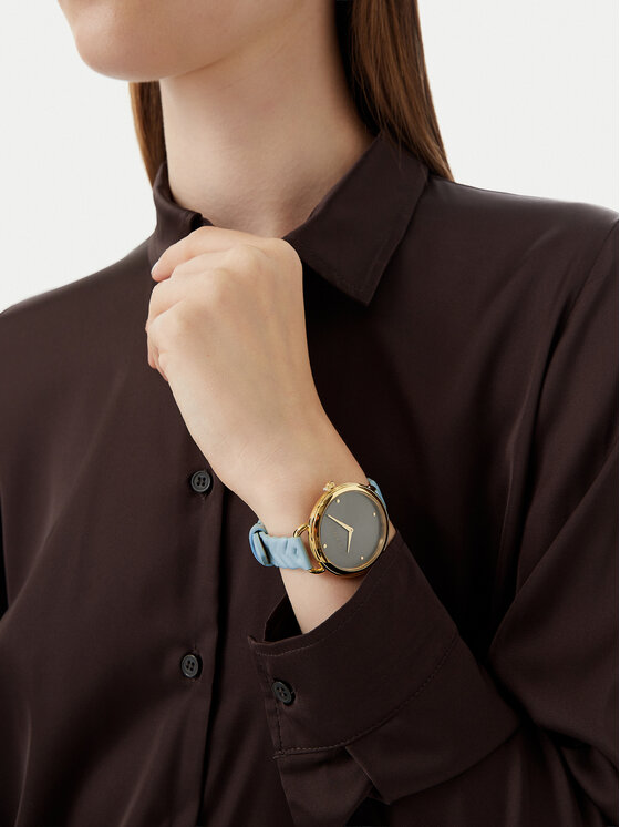 Ted Baker Ted Baker Zegarek Hettie BKPHTS211 Błękitny