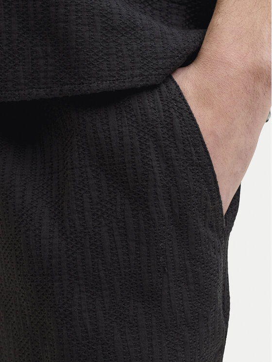 Jack & Jones Jack & Jones Szövet rövidnadrág Jaiden 12293471 Fekete Regular Fit