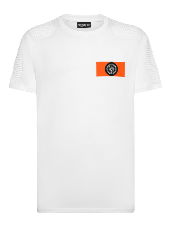 Plein Sport Plein Sport T-Shirt 14181 Biały Regular Fit