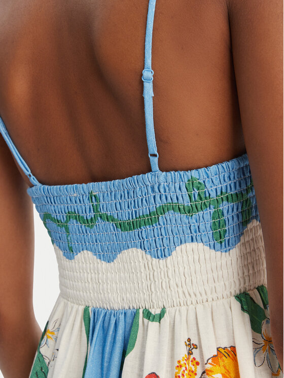 Seafolly Seafolly Φόρεμα καλοκαιρινό Viva Vacation 55673-DR Γαλάζιο Regular Fit