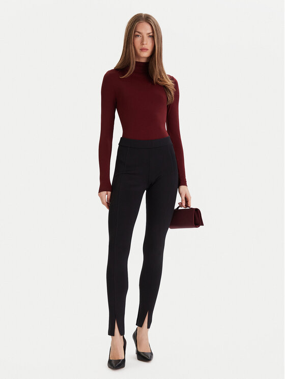 Wolford Wolford Legginsy Midnight Grace 19240 Czarny Slim Fit
