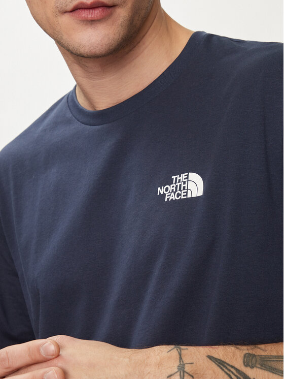 The North Face The North Face T-Shirt Simple Dome NF0A87NG Granatowy Regular Fit