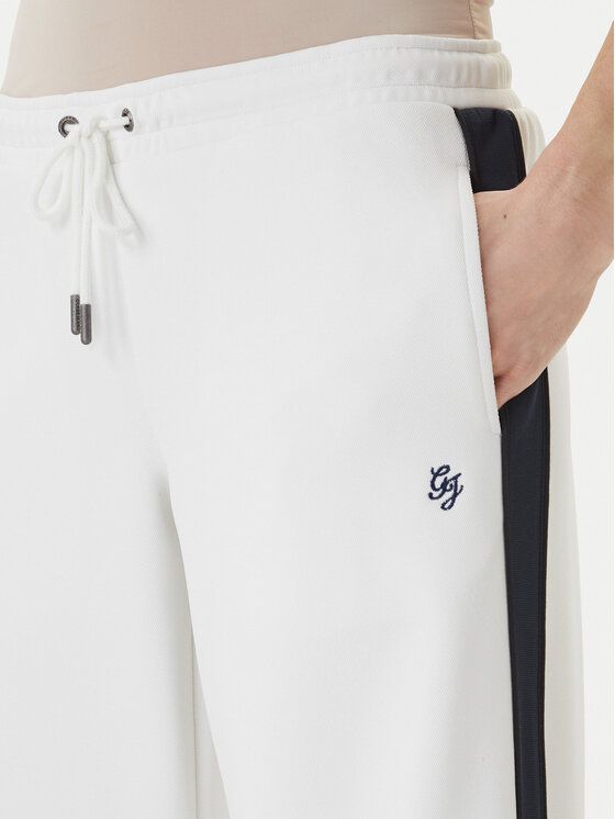Guess Jeans Guess Jeans Pantaloni da tuta W6GBB6 KB212 Bianco Relaxed Fit