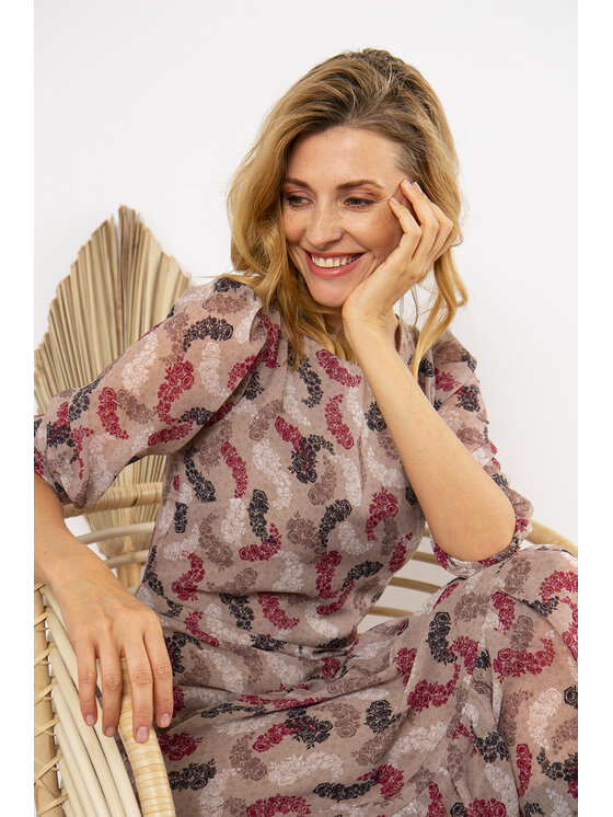 QUIOSQUE QUIOSQUE Každodenní šaty LUX DRESS Barevná Regular Fit