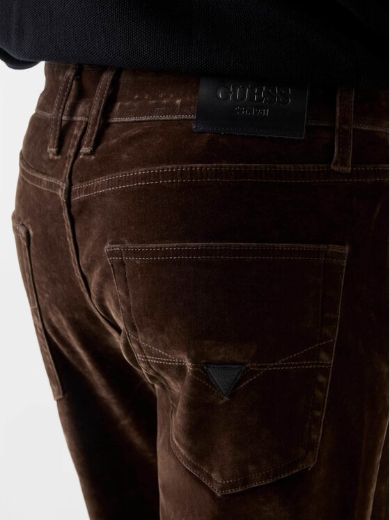 Guess Guess Jeansy 180889 Hnědá Regular Fit