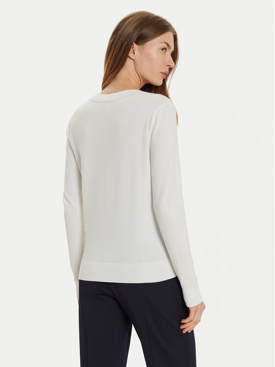 Tommy Hilfiger Tommy Hilfiger Džemper WW0WW44984 Écru Regular Fit