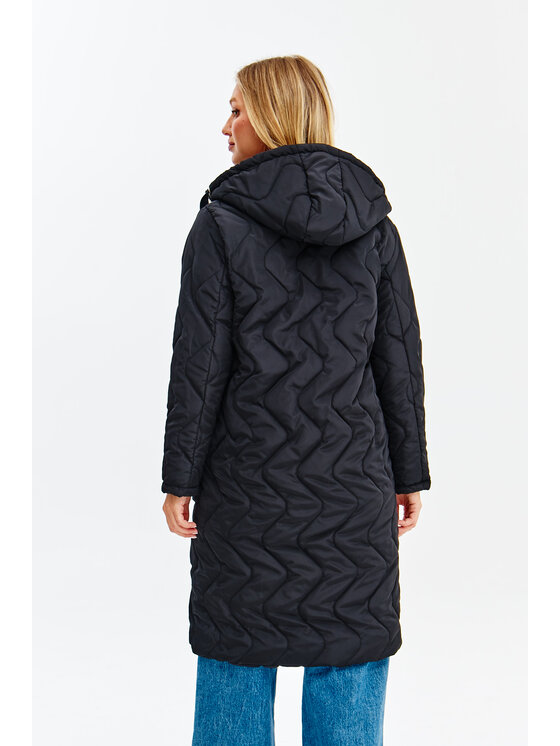 NAOKO NAOKO Zimní kabát Moss Garden Černá Regular Fit