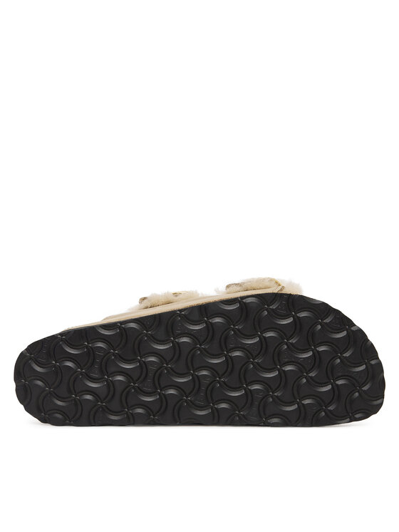 Birkenstock Birkenstock Papucs Arizona Big Buckle Shearling 1030384 Barna