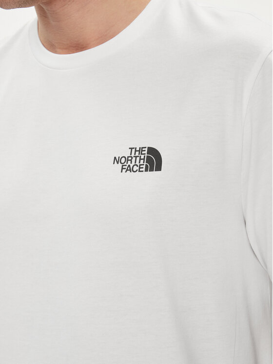 The North Face The North Face T-Shirt Simple Dome NF0A87NG Bílá Regular Fit