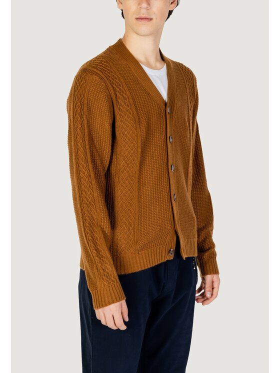 HAMAKI-HO HAMAKI-HO Cardigan MI3114H Beige Regular Fit