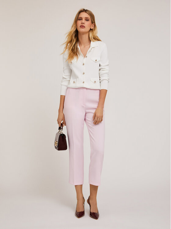 Motivi Motivi Maglione M266W003344N011 Bianco Slim Fit