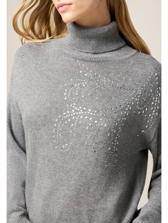 Oltre Oltre Cardigan M507J005269N013 Grigio Regular Fit