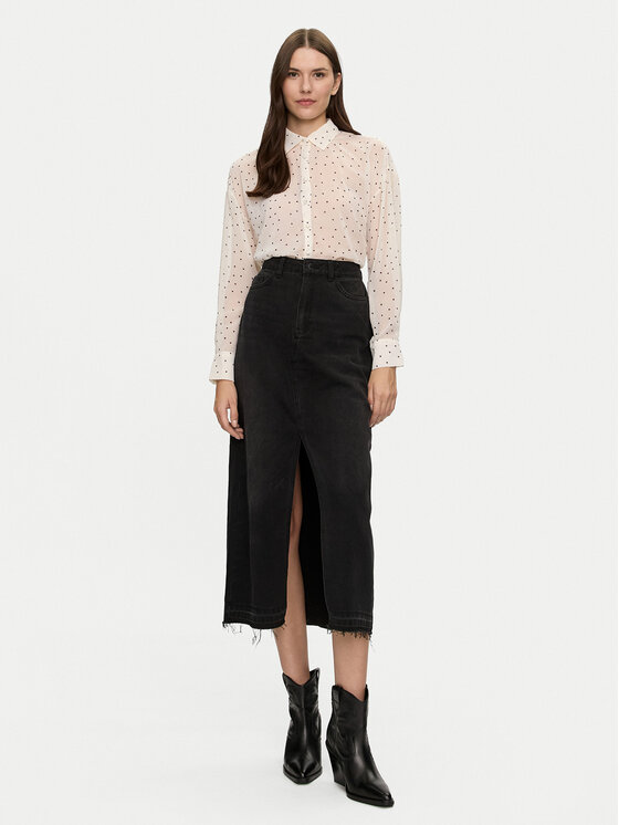 Brave Soul Brave Soul Риза LSH-272DOTTICREA Екрю Regular Fit
