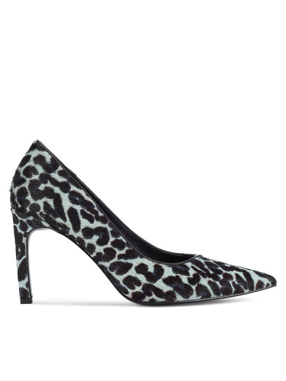 Pantofi cu toc subțire Eva Minge AIDA-256-03-2 Maro