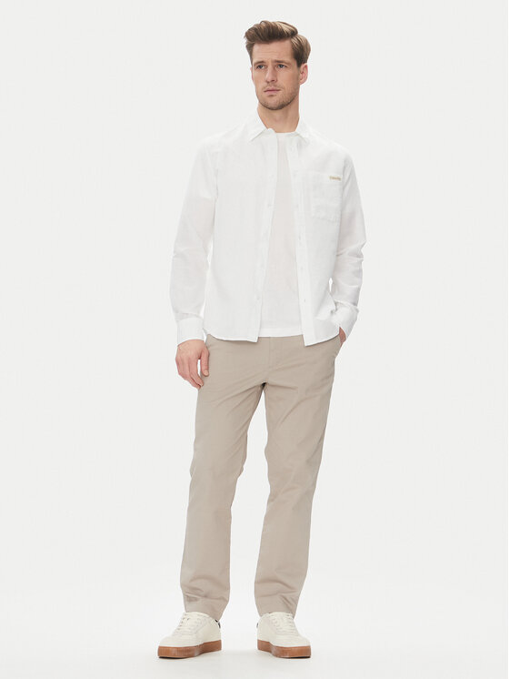 Calvin Klein Jeans Calvin Klein Jeans Särk J30J327295 Valge Regular Fit