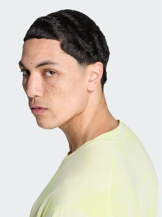 adidas adidas Koszulka techniczna 168291 Żółty Regular Fit