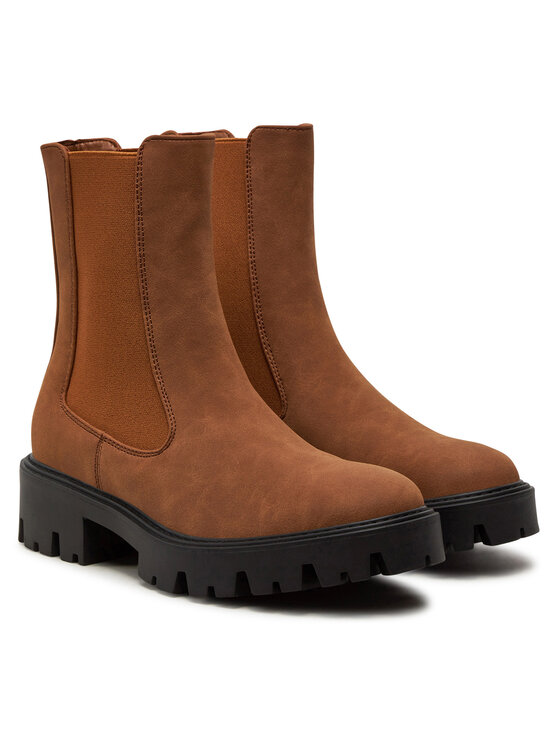 ONLY Shoes ONLY Shoes Gležnjarji Chelsea Onlbetty 15274563 Rjava