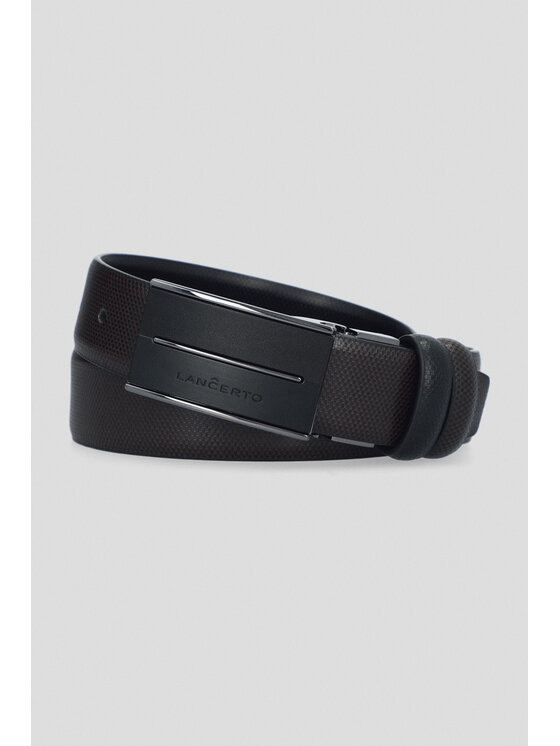 Lancerto Lancerto Pasek Męski Boone PS073224000001 Czarny