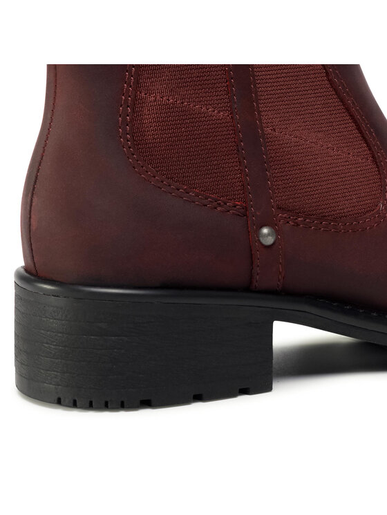 Clarks orinoco deals club burgundy