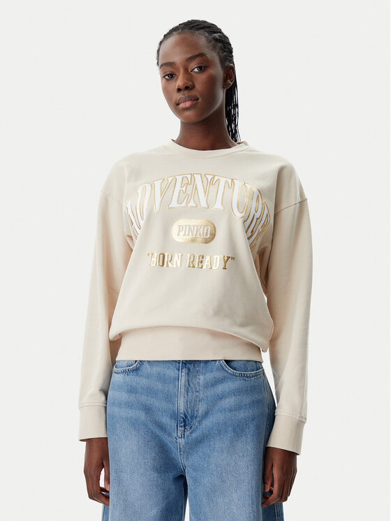 PINKO PINKO Džemperis 104618 A2CZ C03 Smėlio Regular Fit