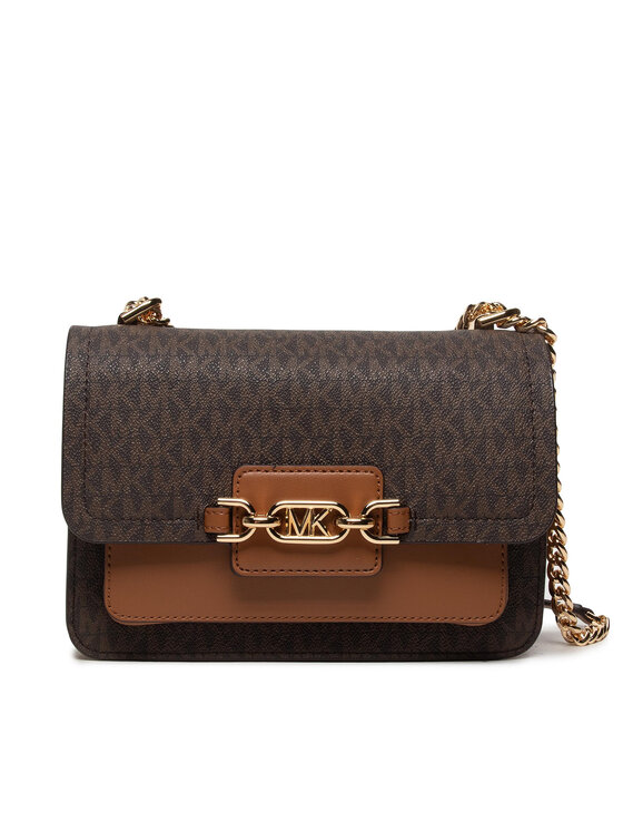 Geantă MICHAEL Michael Kors Heather 30S2G7HL3B Maro