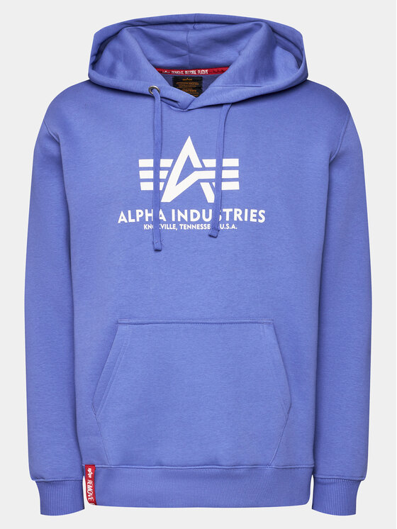 Alpha Industries Alpha Industries Majica dugih rukava Basic 178312 Ljubičasta Regular Fit