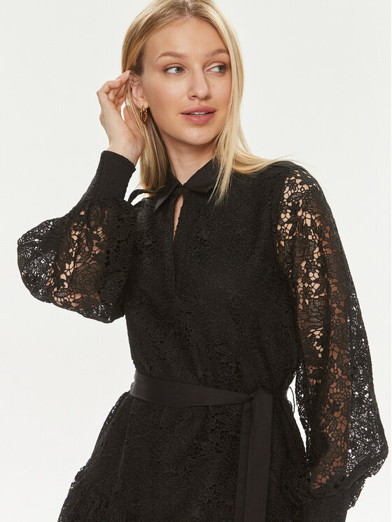 Bruuns Bazaar Bruuns Bazaar Sukienka koktajlowa Avril BBW3835 Czarny Regular Fit