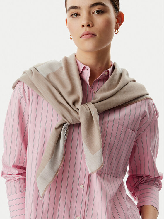 Calvin Klein Calvin Klein Φουλάρι Calvin Chambray Square Scarf LV04F8085G Μπεζ