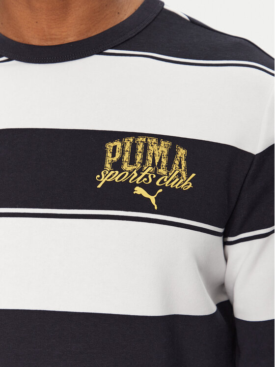 Puma Puma Pulóver Class Striped 684647 Sötétkék Regular Fit