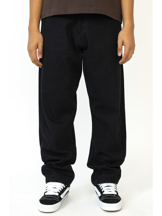 Mercur Mercur Jeansy Throw Up Czarny Baggy Fit