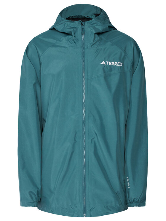 adidas adidas Giacca impermeabile Terrex Multi 2L RAIN.RDY JL9774 Verde Regular Fit